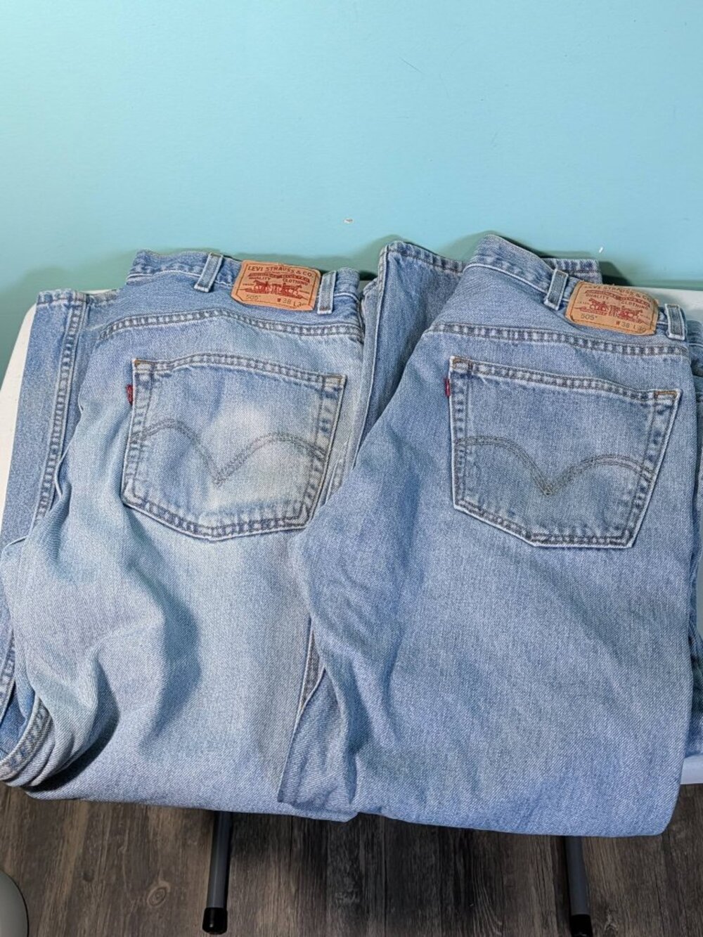 Levi 505 Jeans Men 38 X 30 Vintage 2000 & 2001 100% Cotton